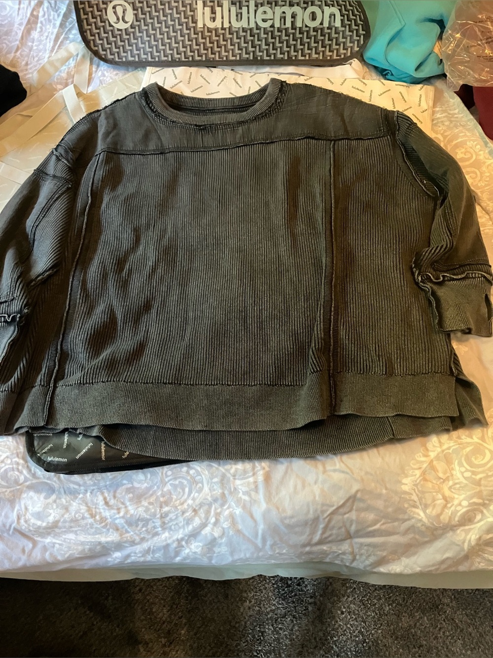 NWOT We The Free Worn Thru Pullover, Small - Picture 2 of 6